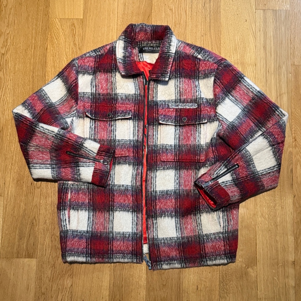 Valabasas - "PIONEER" RED/BLACK MOHAIR JACKET